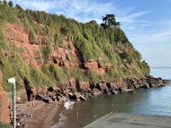 We did eventually locate a bacon sandwich at Cafe Rio, at Maidencombe Beach